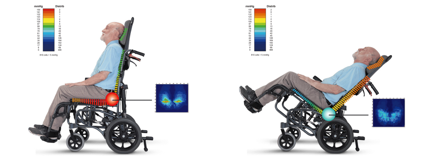 Silla manual basculante y plagable VIP